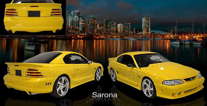 Custom Ford Mustang  Coupe Body Kit (1994 - 1998) - $1290.00 (Manufacturer Sarona, Part #FD-024-KT)